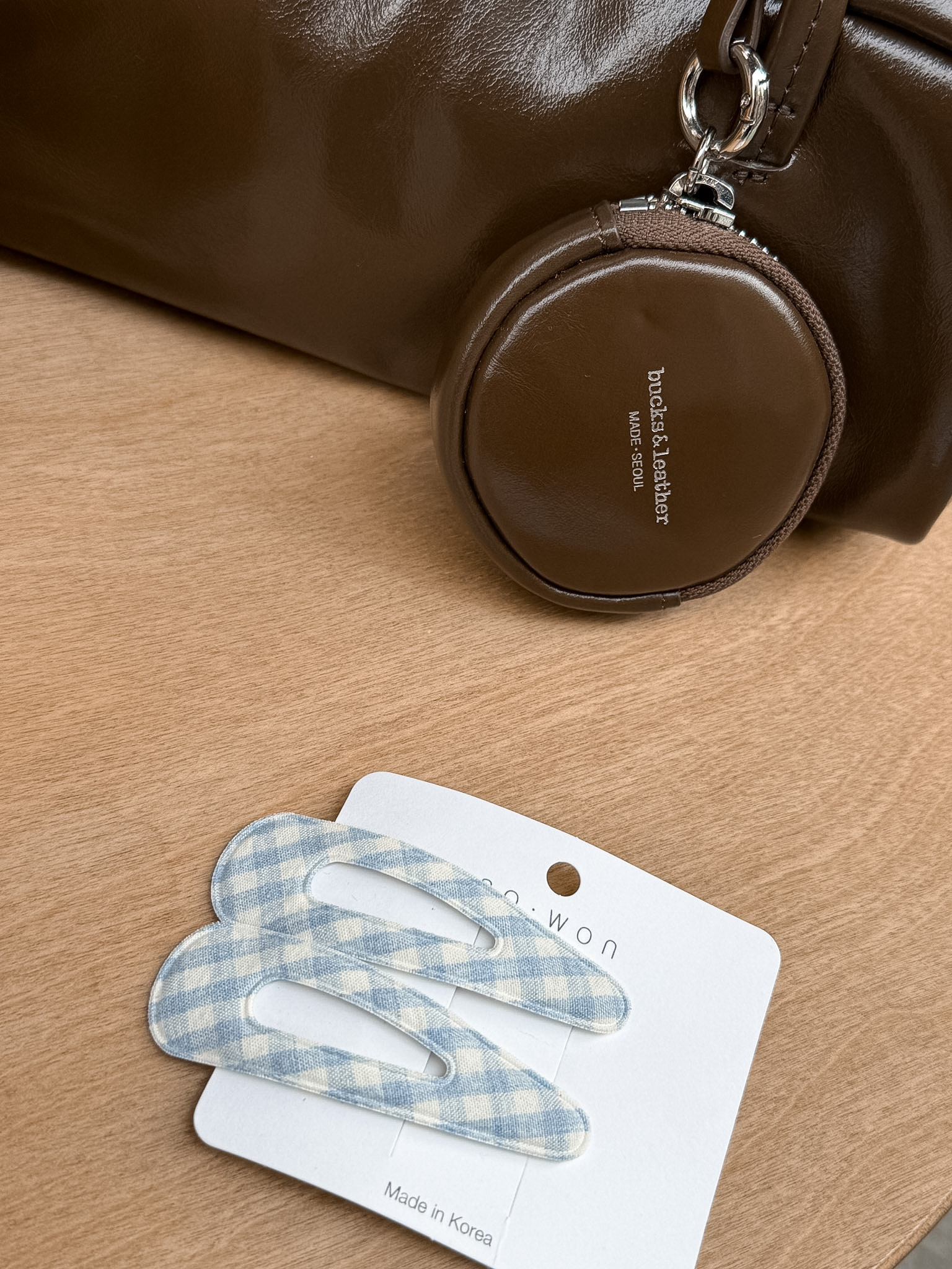 26B308 The Spring 韓國布料三角髮夾