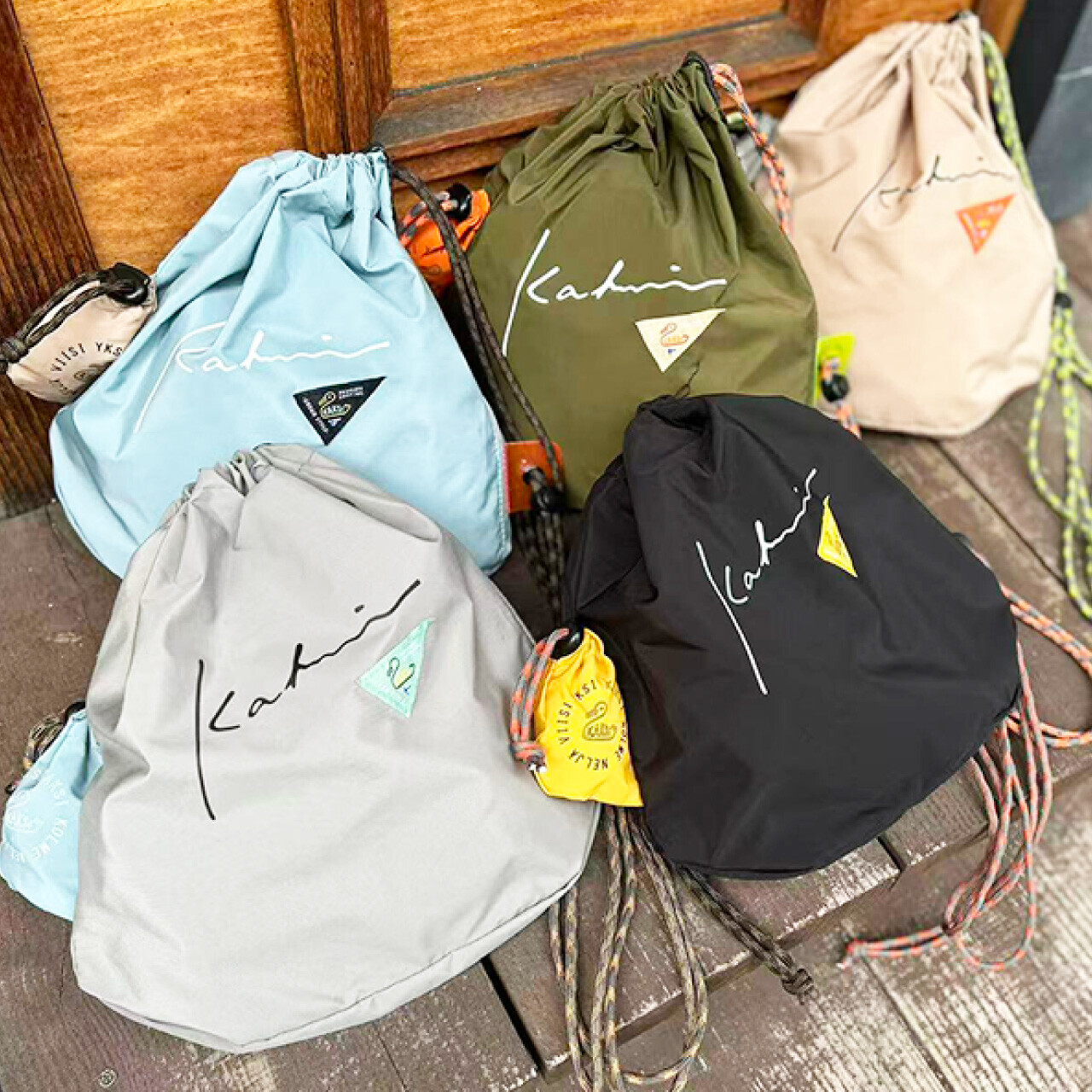 【新品 - 到貨】KAKSI 二合一束繩小包