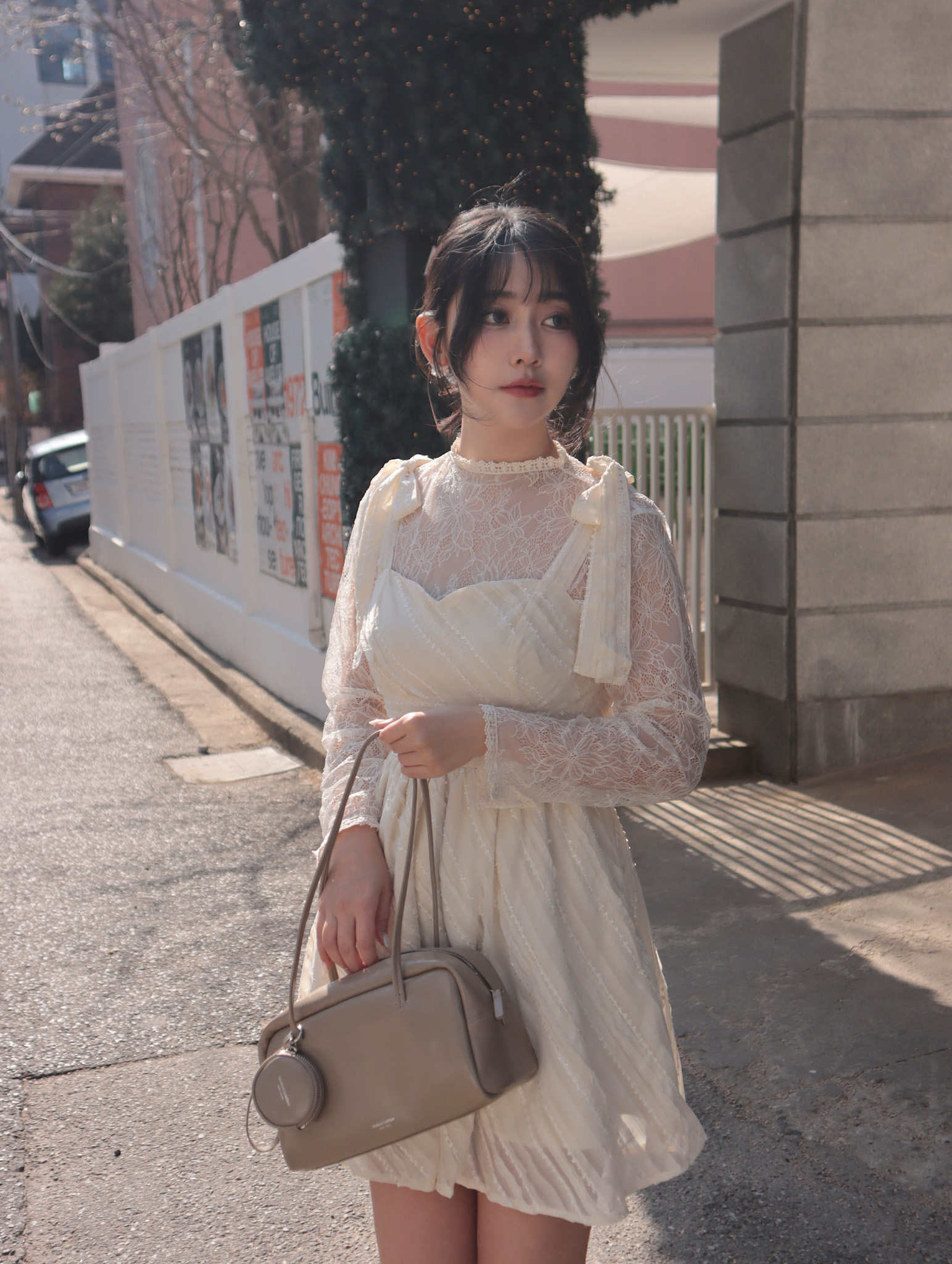 26B103 羅浮宮印象 法式宮廷蕾絲透膚罩衫/打底衣