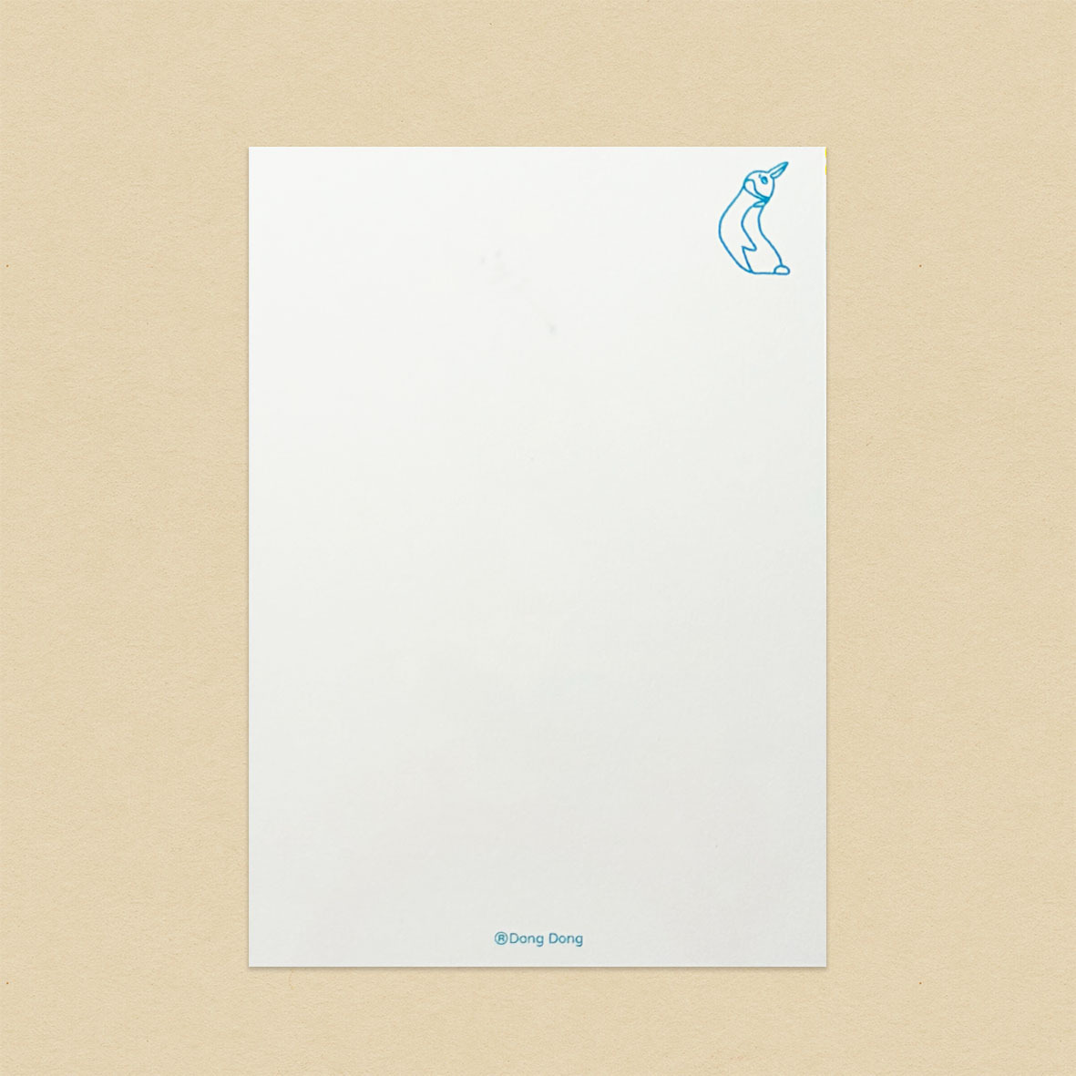 企鵝的「ㄑ」/孔版印刷明信片