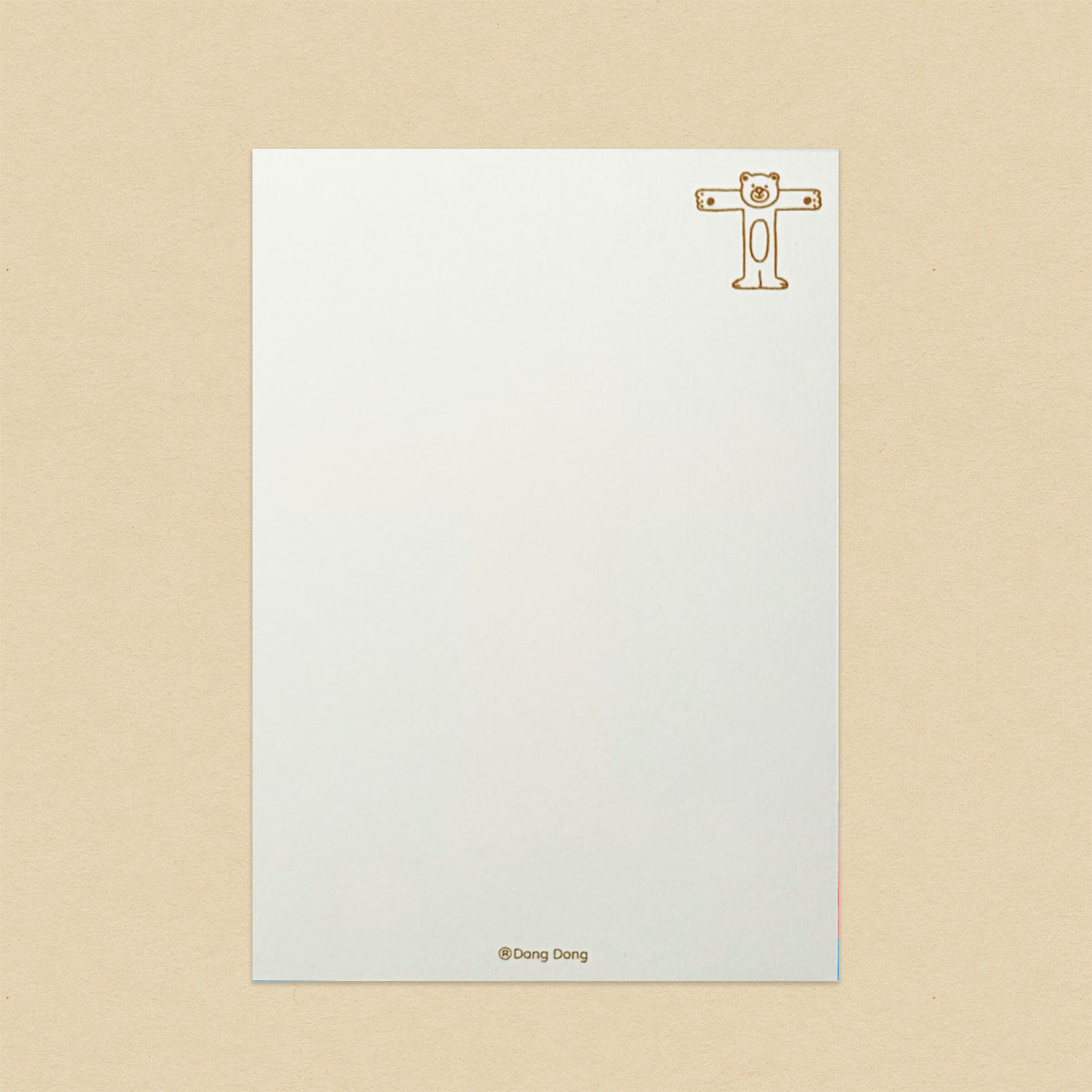 熊的「ㄒ」/孔版印刷明信片