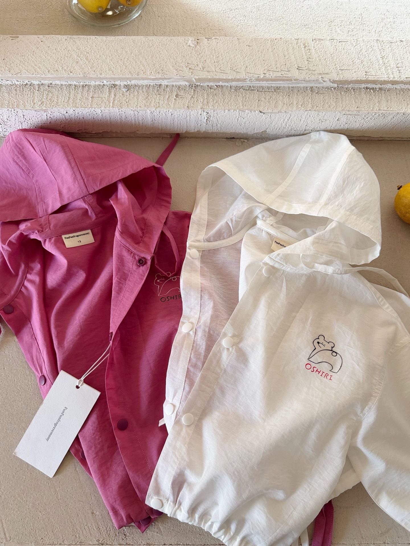 兩色天絲棉連帽防曬外套