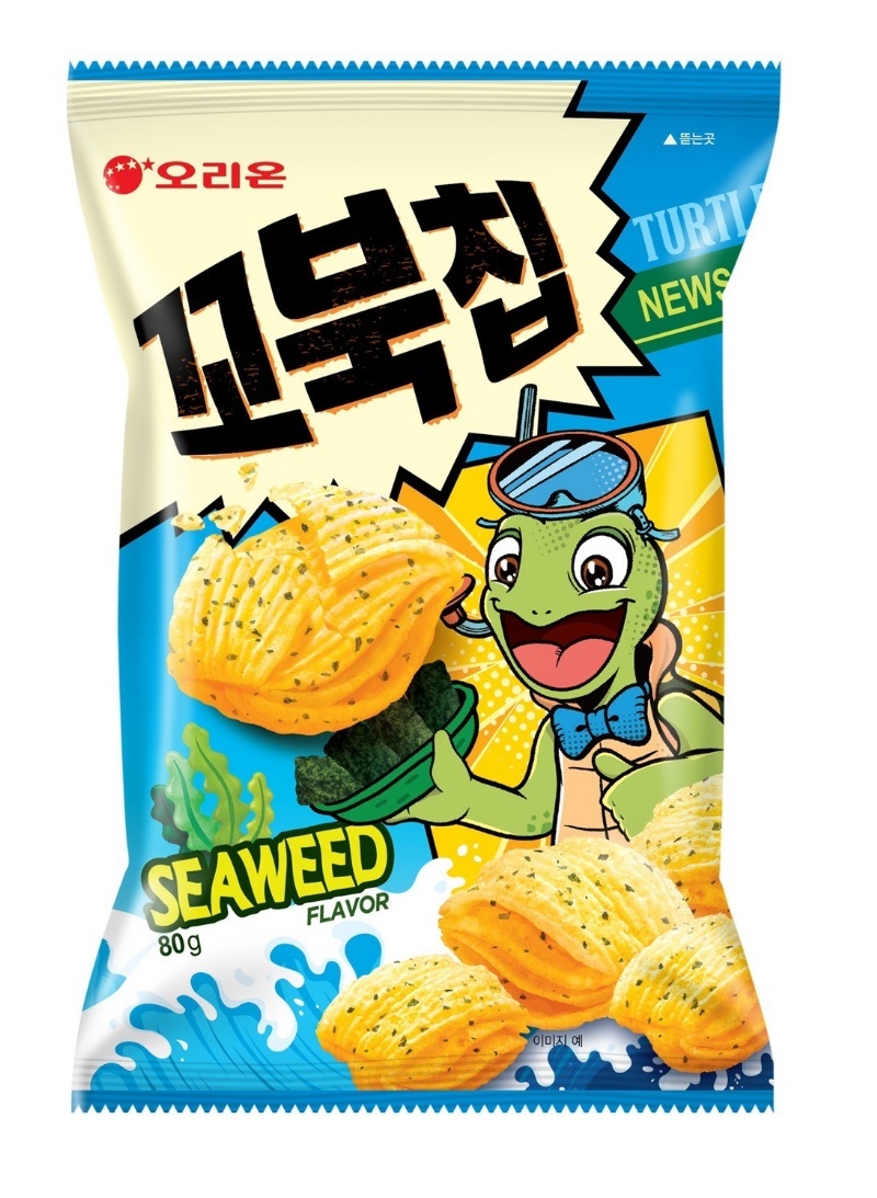 特價優惠 韓國 好麗友 烏龜餅乾 80g 海苔風味