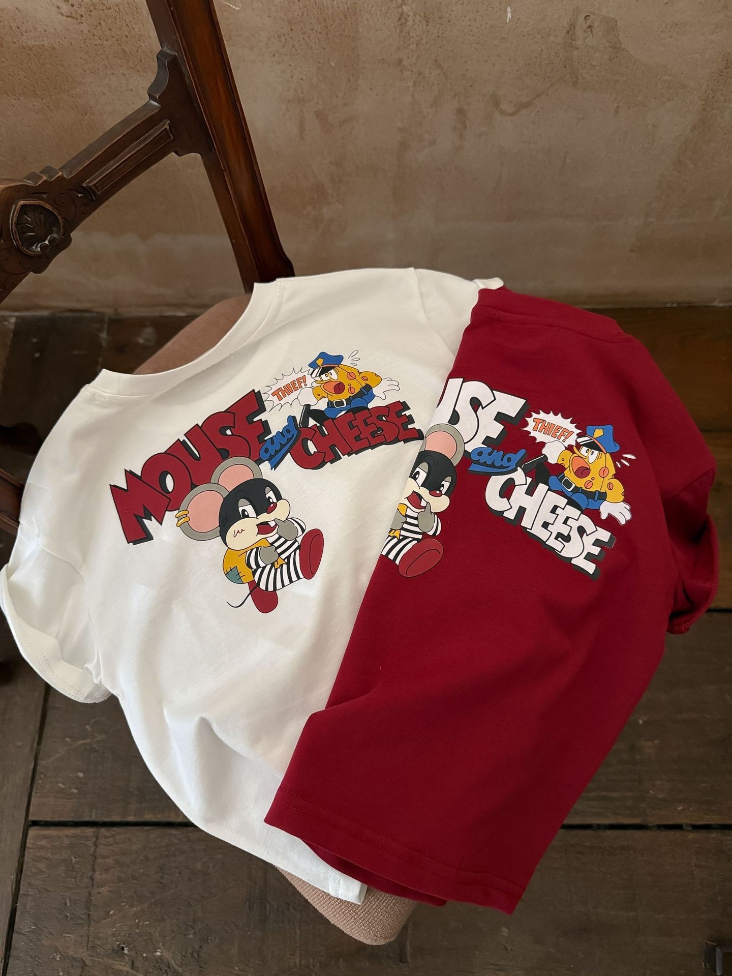 兩色起司鼠鼠上衣