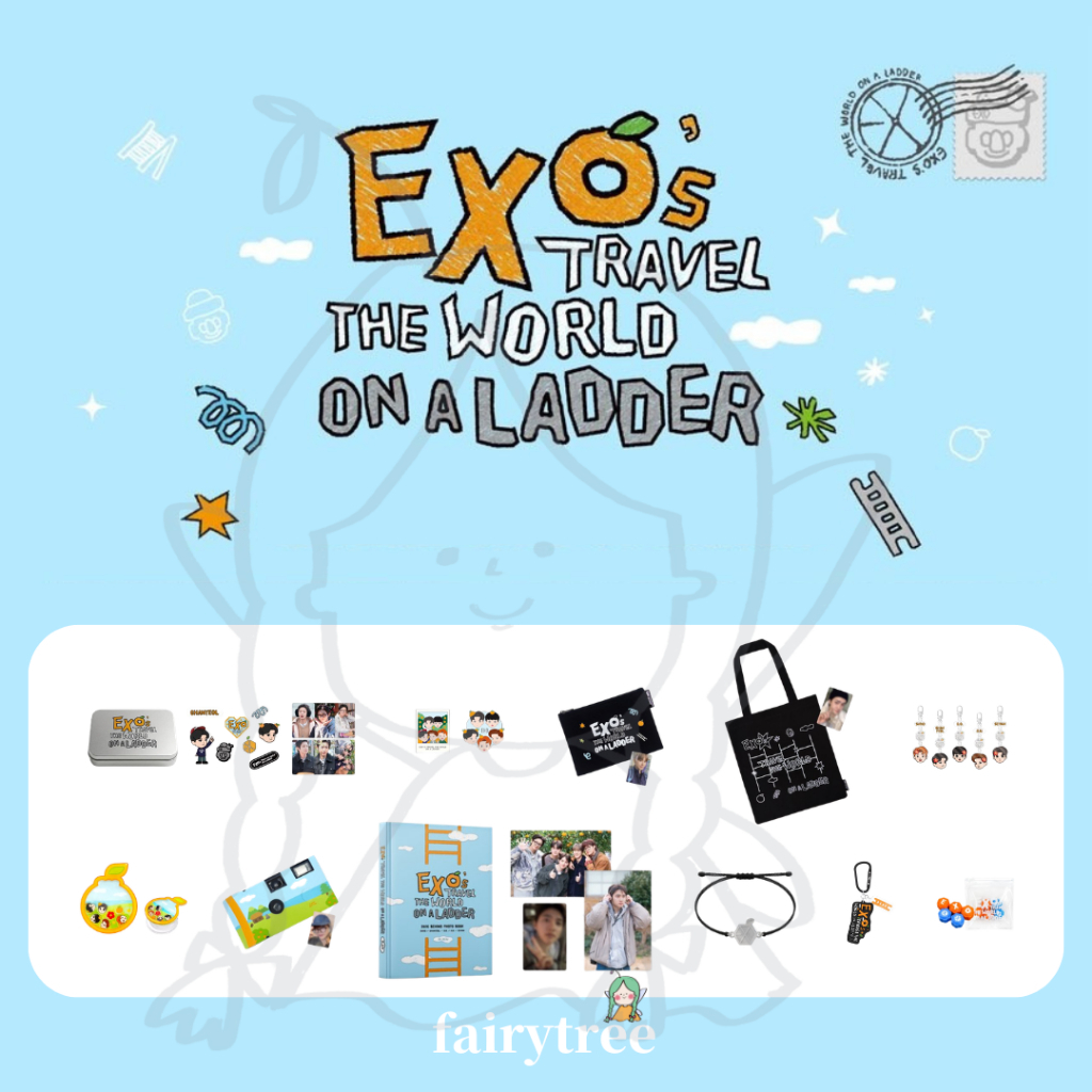 EXO ' Travel the World On a Ladder 5 ' 爬梯子世界旅行5 官方周邊