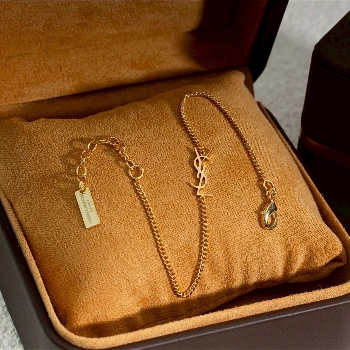 18k YS”經典單字母高奢定製手鍊