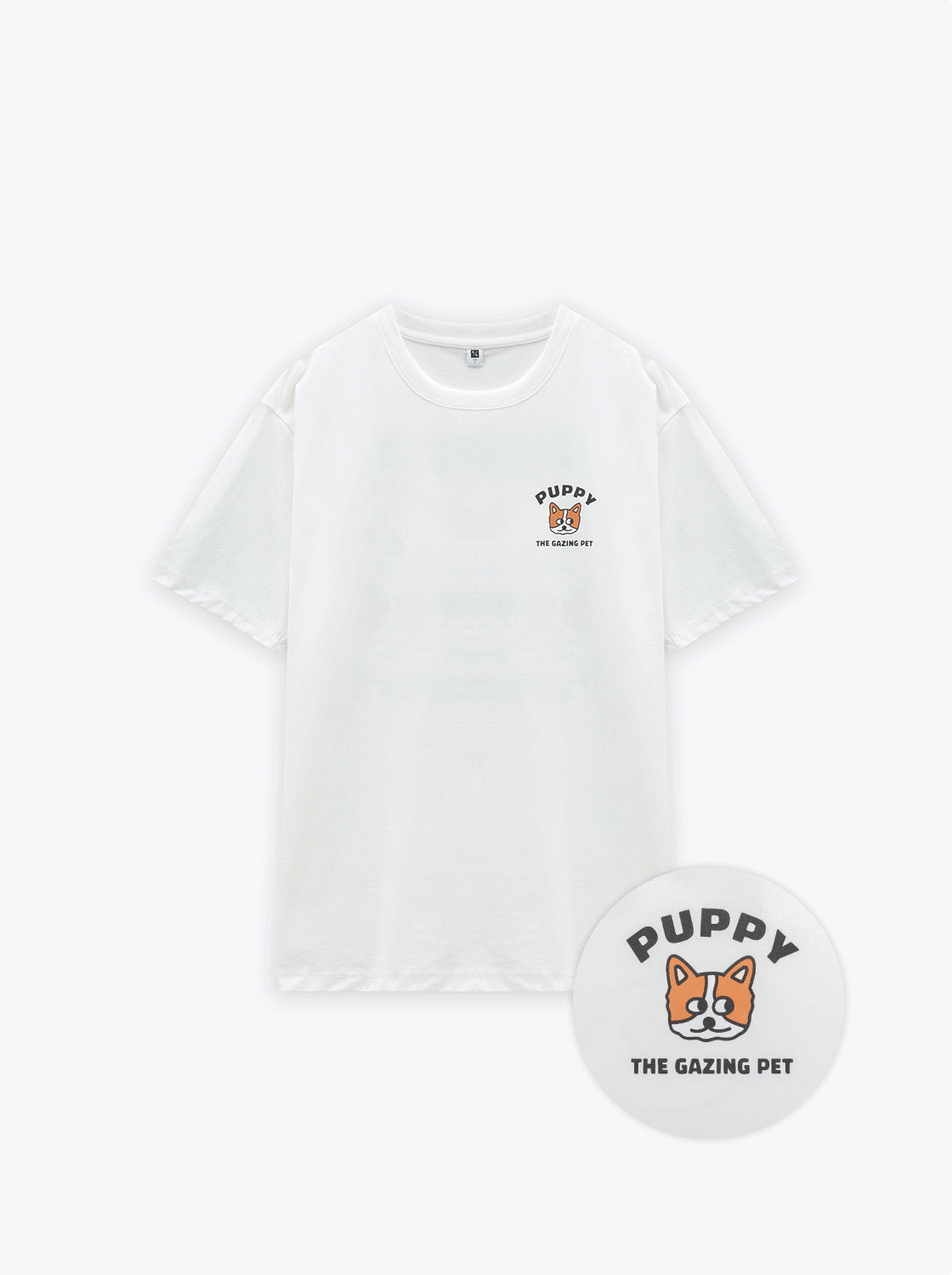 貓貓狗狗看著你TEE