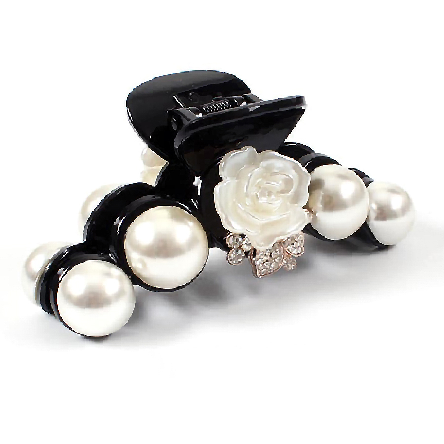 韓國JK 時尚高貴女生珍珠大發抓 J0227