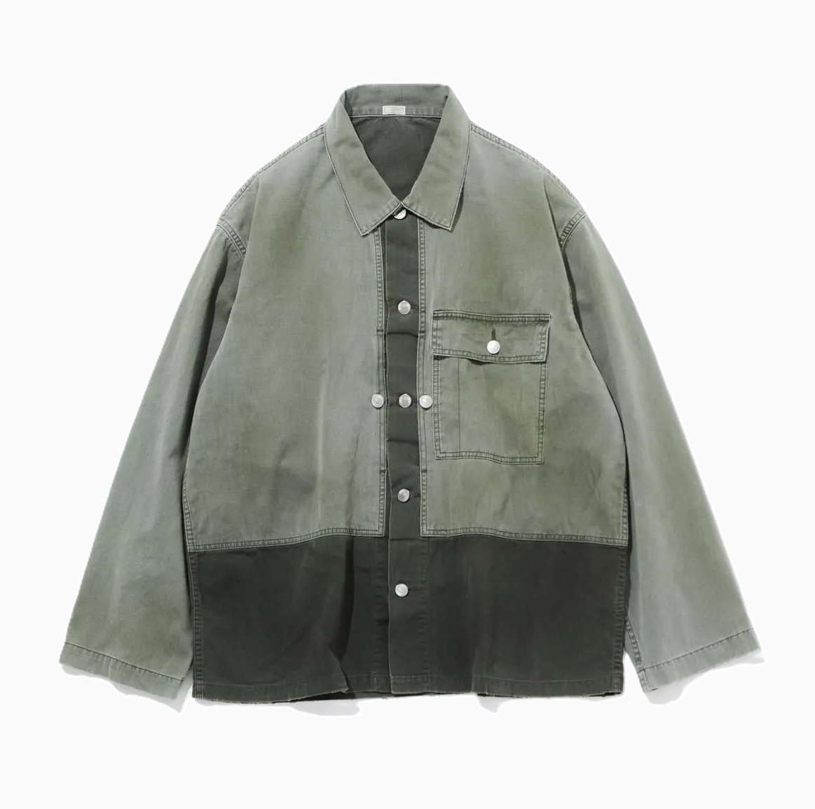 A.PRESSE 2026 VINTAGE USMA HBT M-44 JACKET (26SAP-01-52) - SAGE PRE ORDER ITEM (預訂中)
