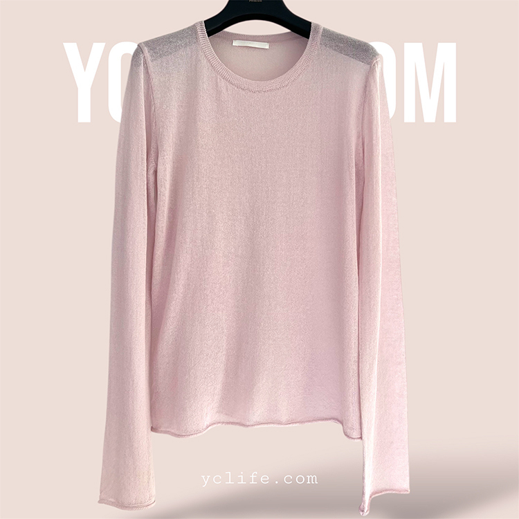 輕透柔感針織上衣