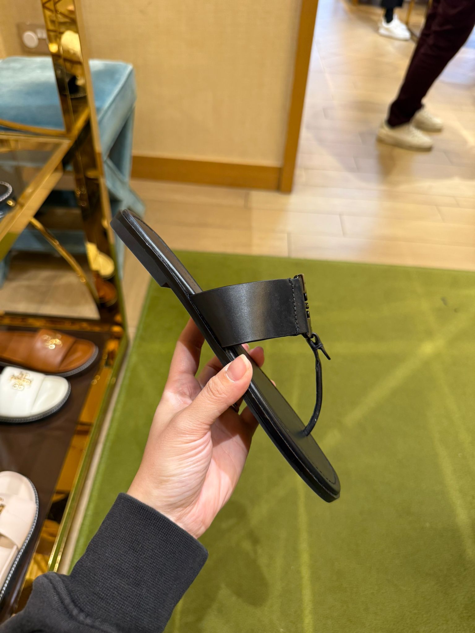 LYS01446 Tory Burch Georgia 皮革夾腳涼鞋