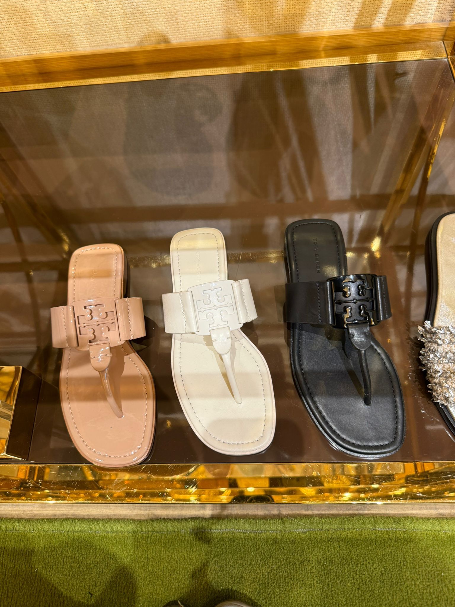 LYS02083 Tory Burch Georgia 皮革夾腳涼鞋