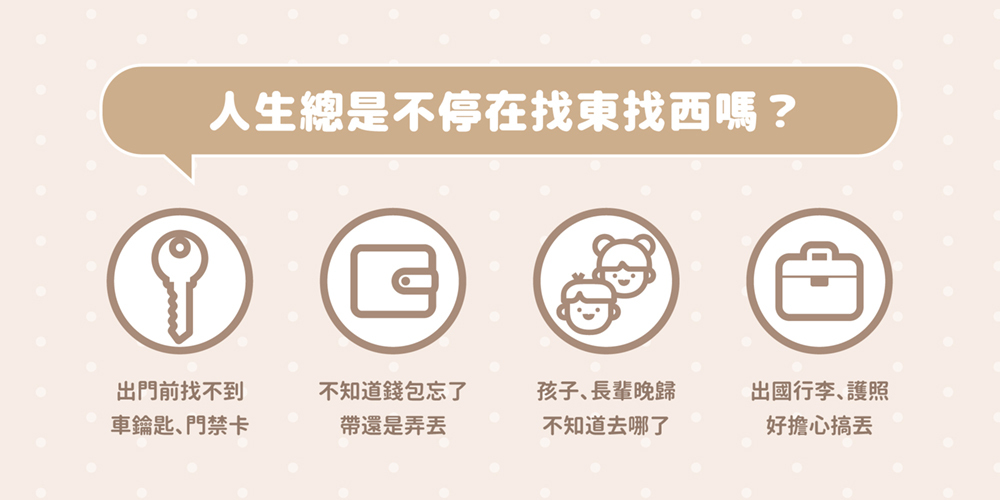 Maktar Tag 卡好找 吉伊卡哇 即時定位防丟器