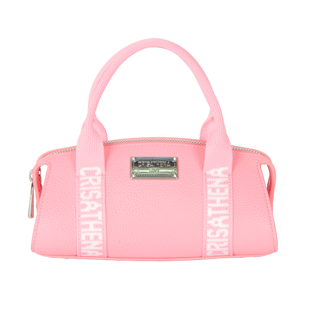 0328CA04-CRTNA-Crisathena 幾何三角形包 粉紅色 (A4)