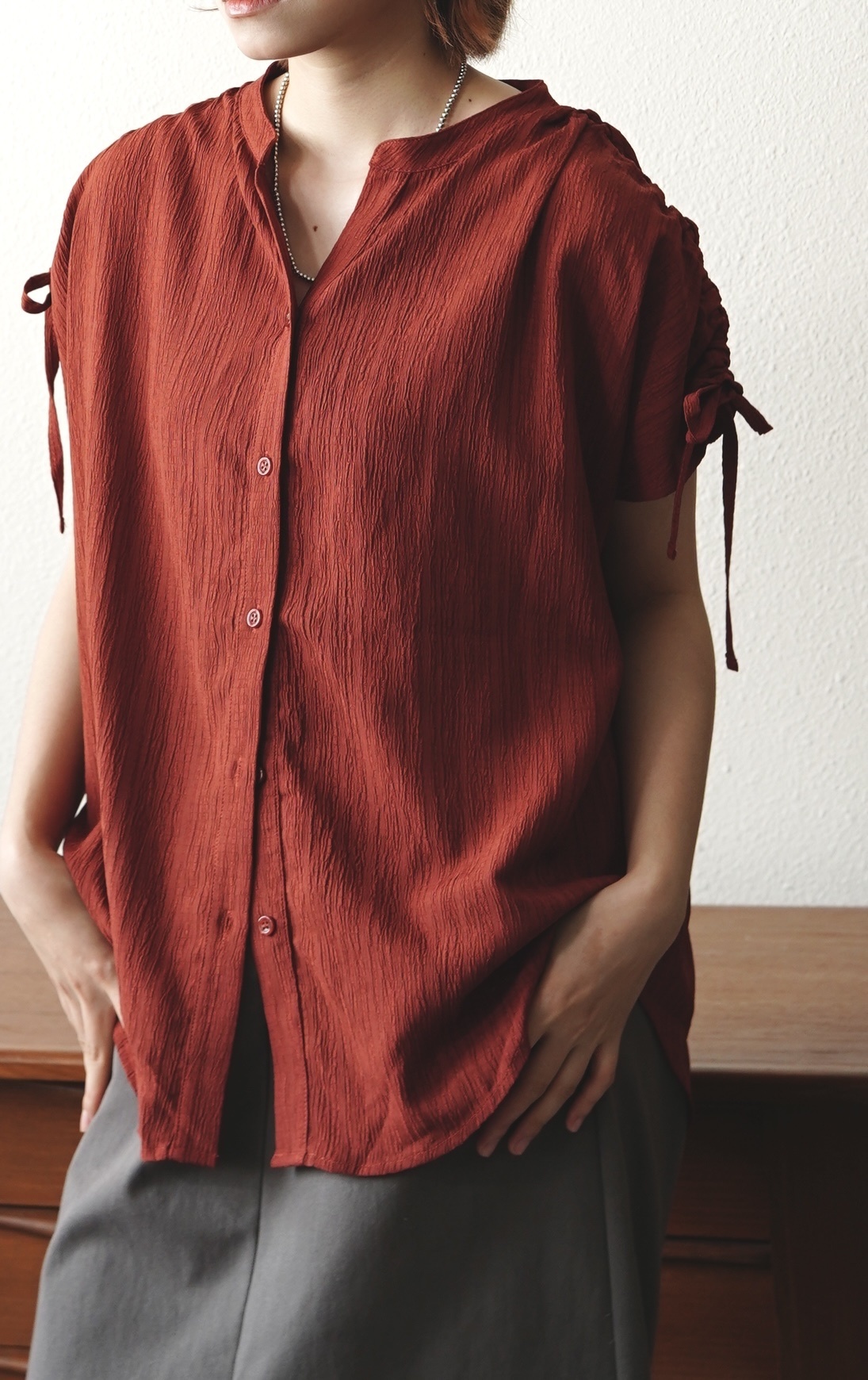 知性感～束肩翼袖開衫 - BL52772