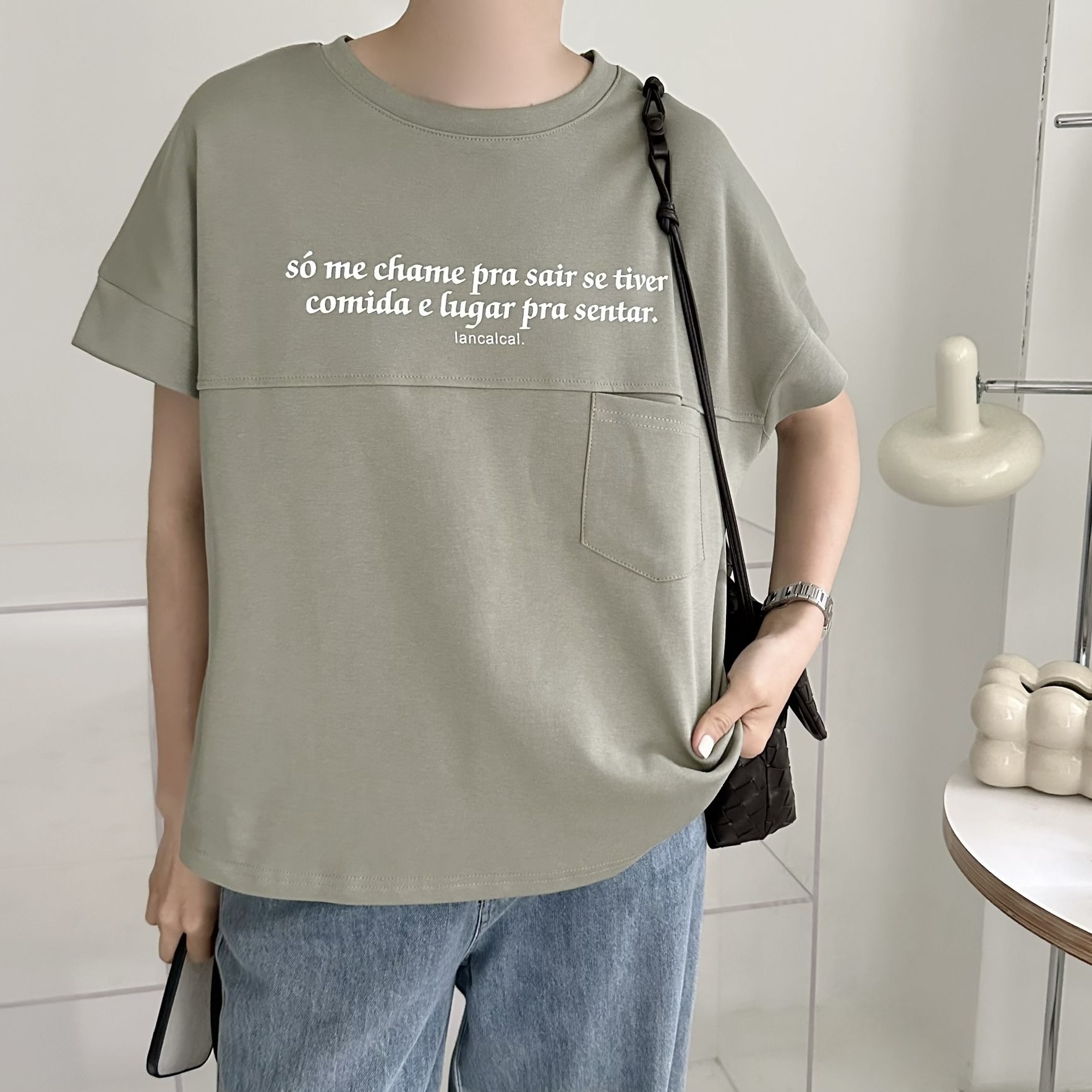 【BONNIE】胸小袋小袖TOP - 6色選擇 (A33-A38)