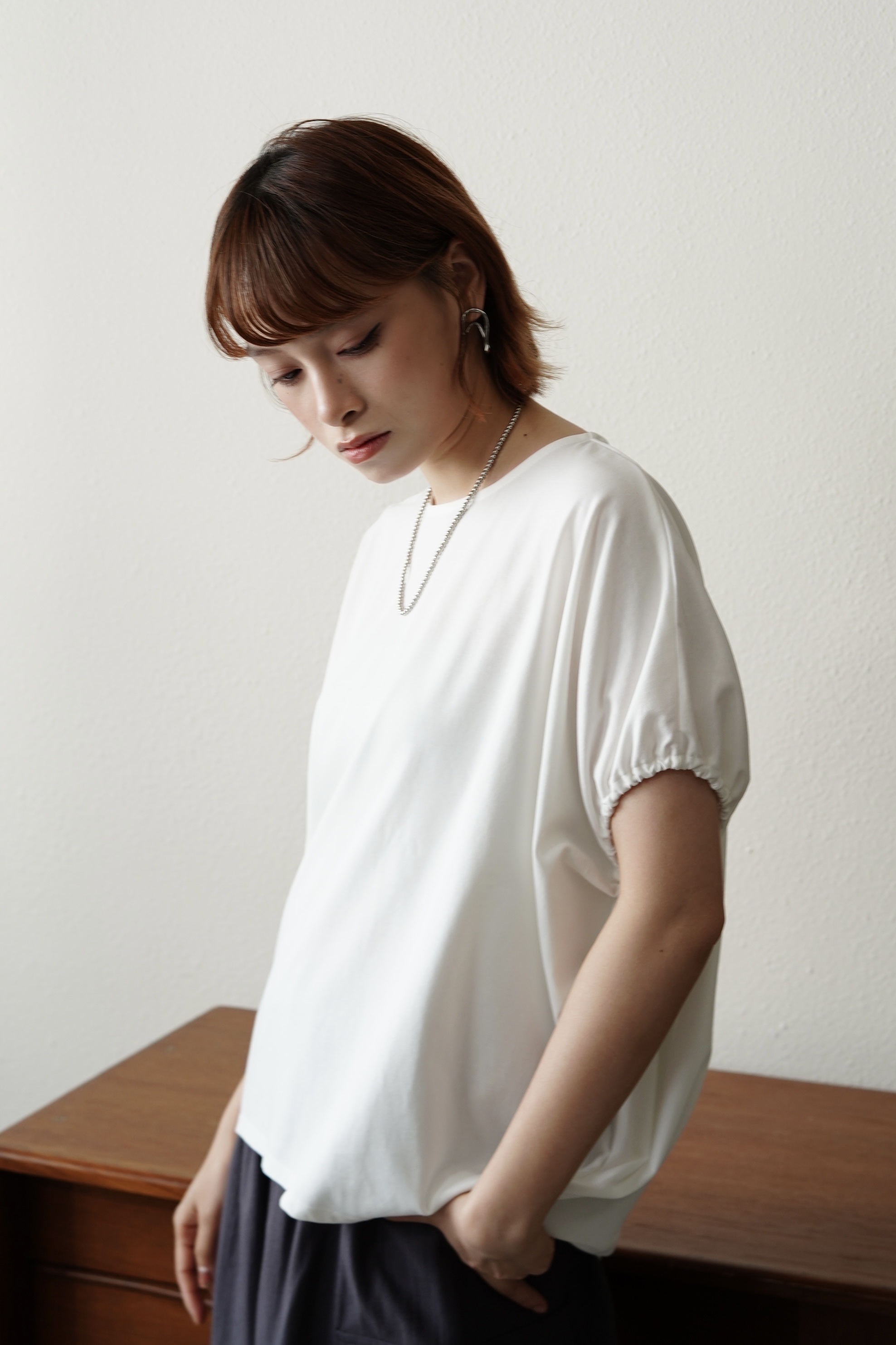 橡筋索斗篷形TEE - BL61826