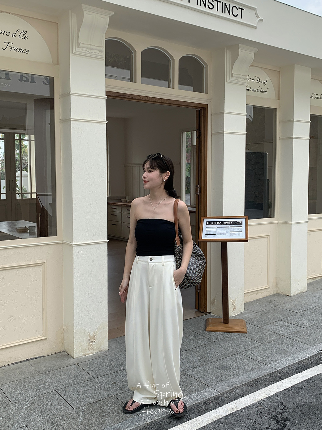 (G18)甜酷平口Bra top-3色