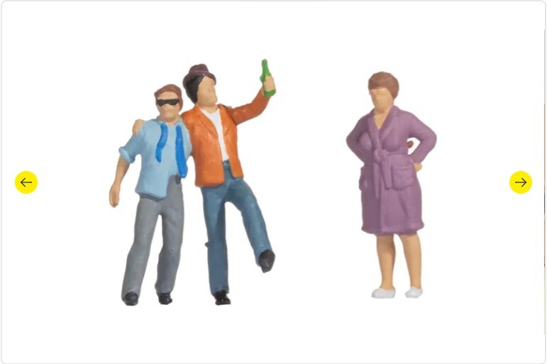 Noch 16606 HO規 趣味場景“酒鬼”