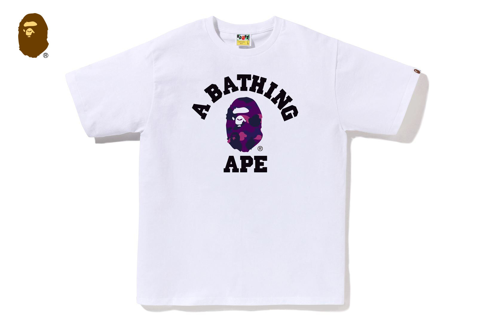 【BAPE男生】0320 發售COLOR CAMO COLLEGE TEE