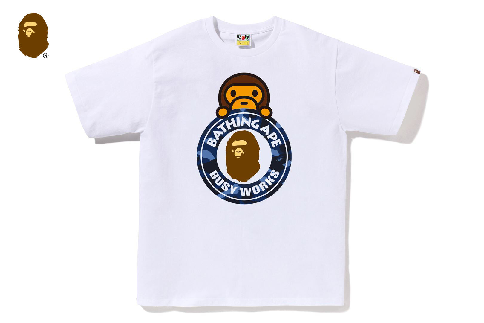 【BAPE男生】0320 發售COLOR CAMO MILO ON BUSY WORKS TEE
