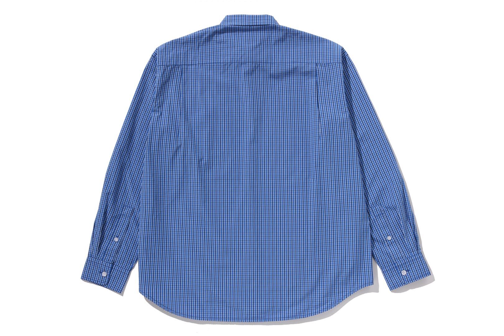 【BAPE男生】0320 發售PLAID POPLIN LS SHIRT