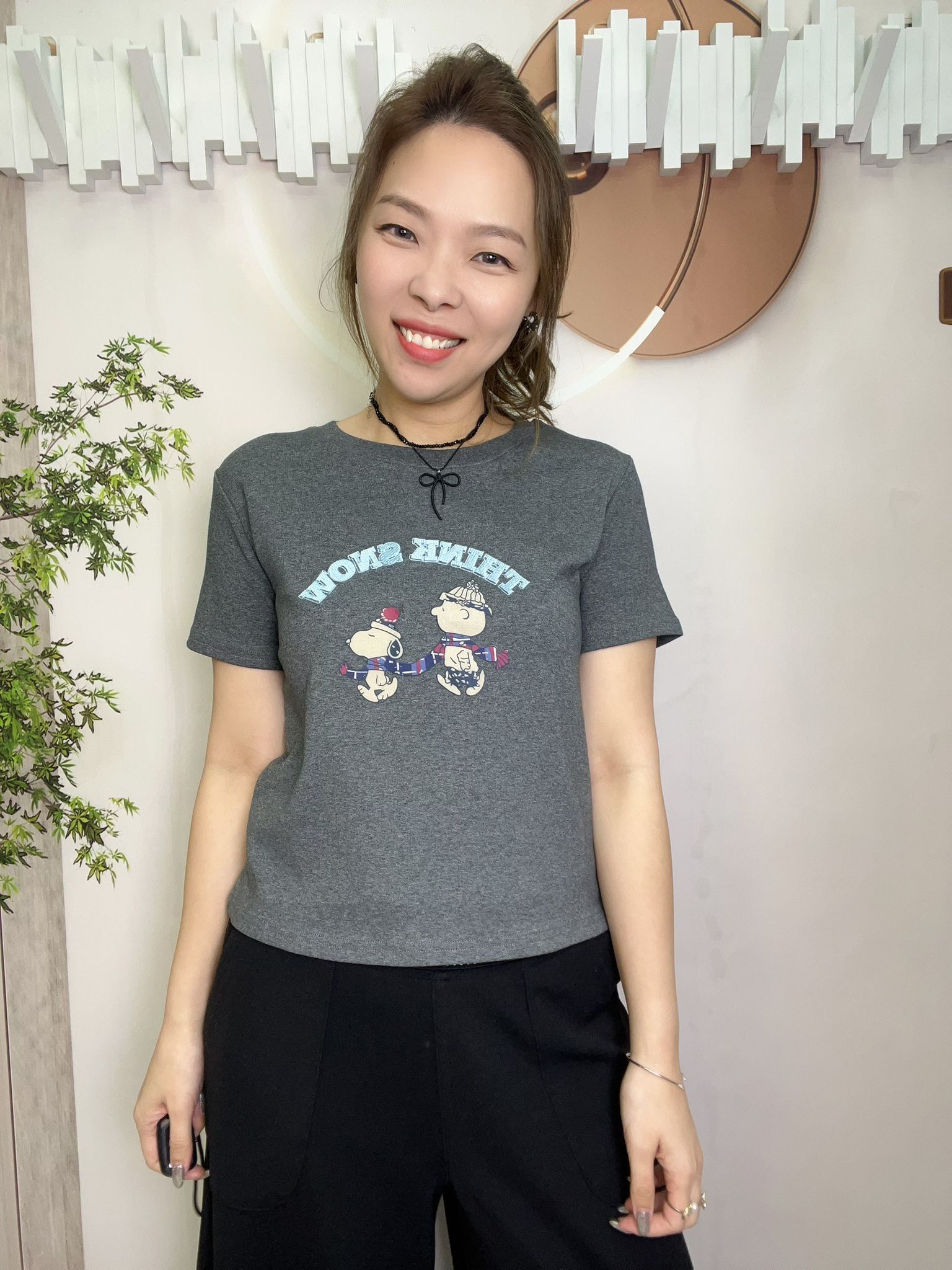 Mar 公仔圖案 top