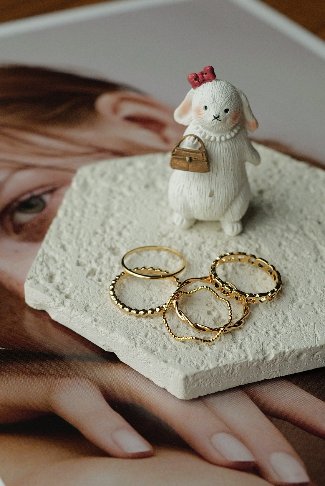 CL42組合戒指（金）「一包五入」