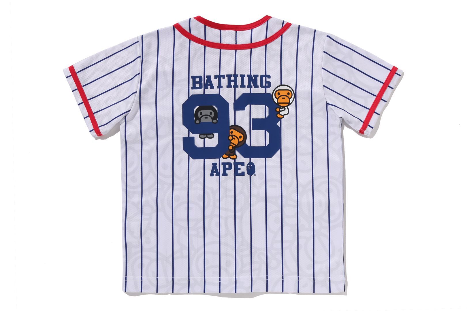 【BAPE童裝】0320 發售 ALL BABY MILO®︎ STRIPE MILO BASEBALL SHIRT