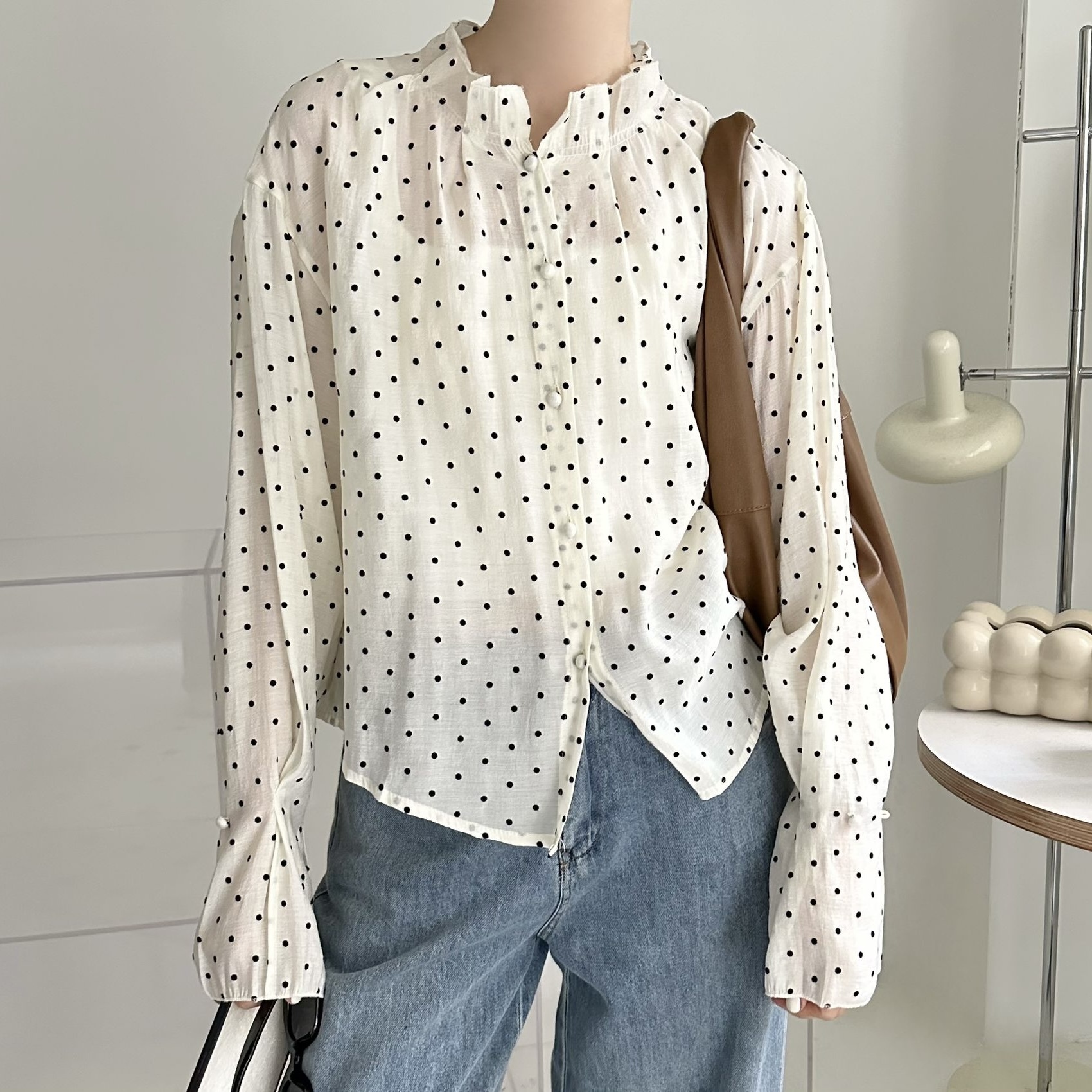 【BONNIE】點點長袖恤 (A25)