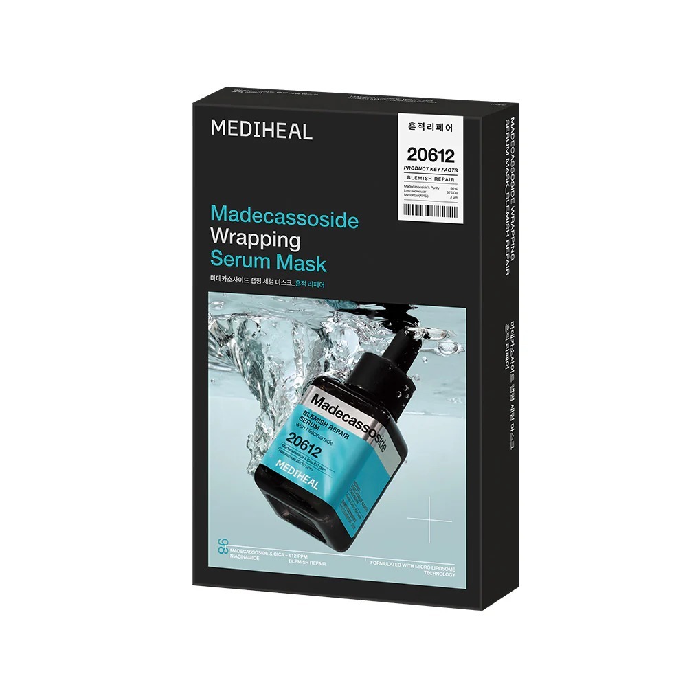 MEDIHEAL 積雪草維他命B3修護精華導入面膜 10EA
