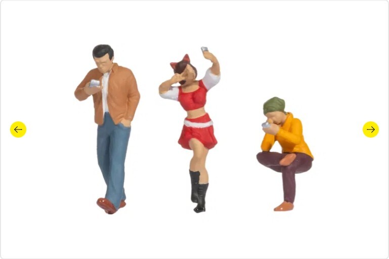 Noch 16609 HO規 趣味場景“手機殭屍”