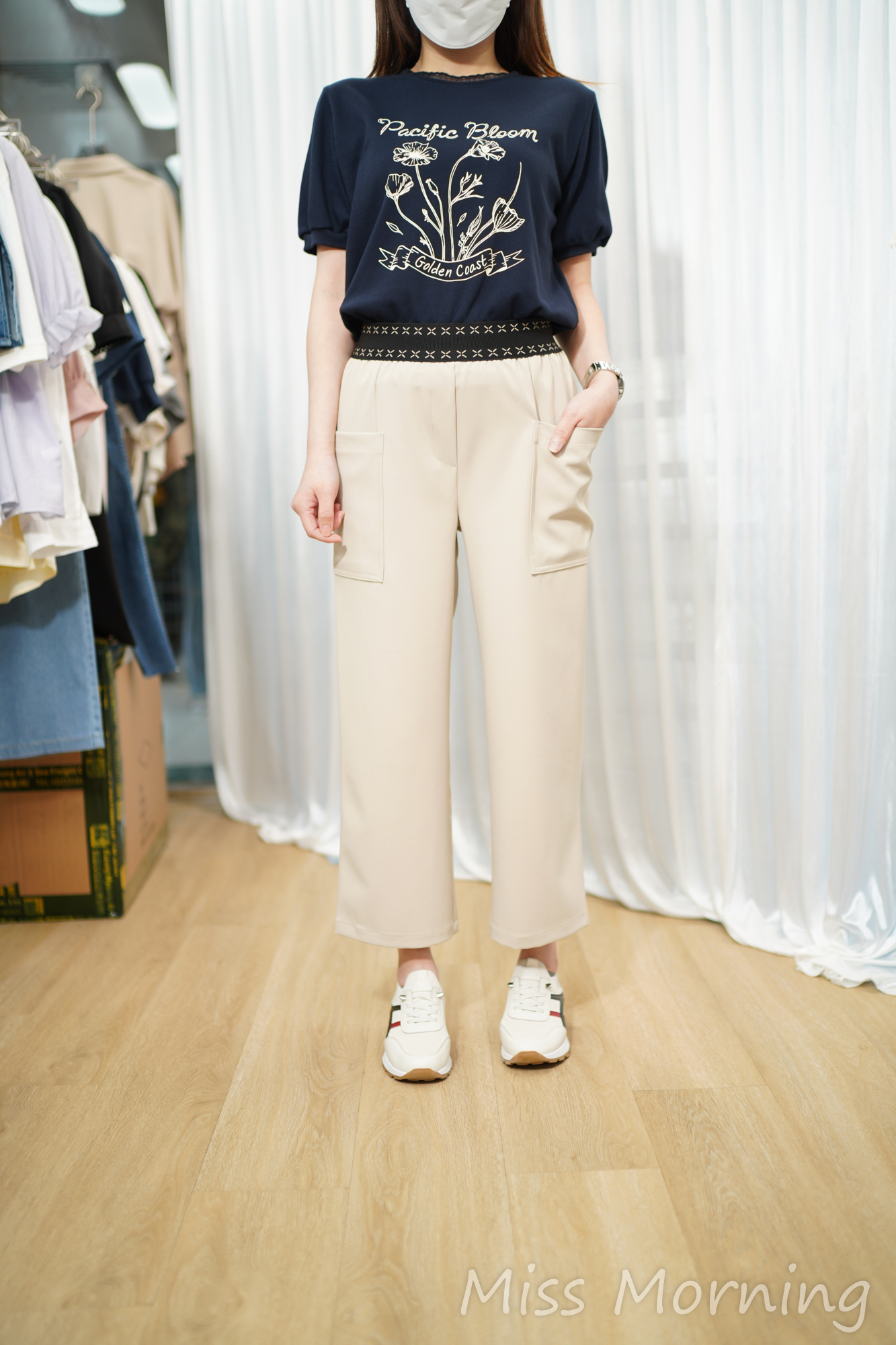 花朵圖案tee(15115)