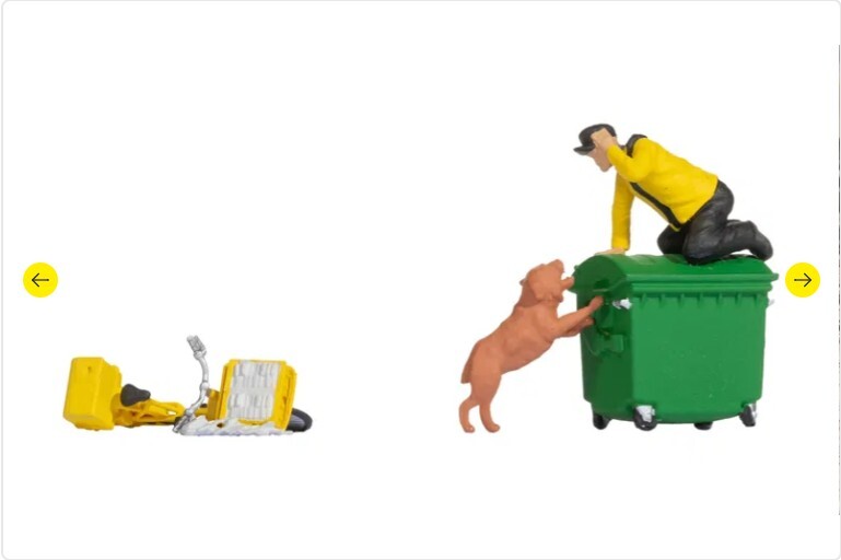 Noch 16610 HO規 趣味場景“警犬”