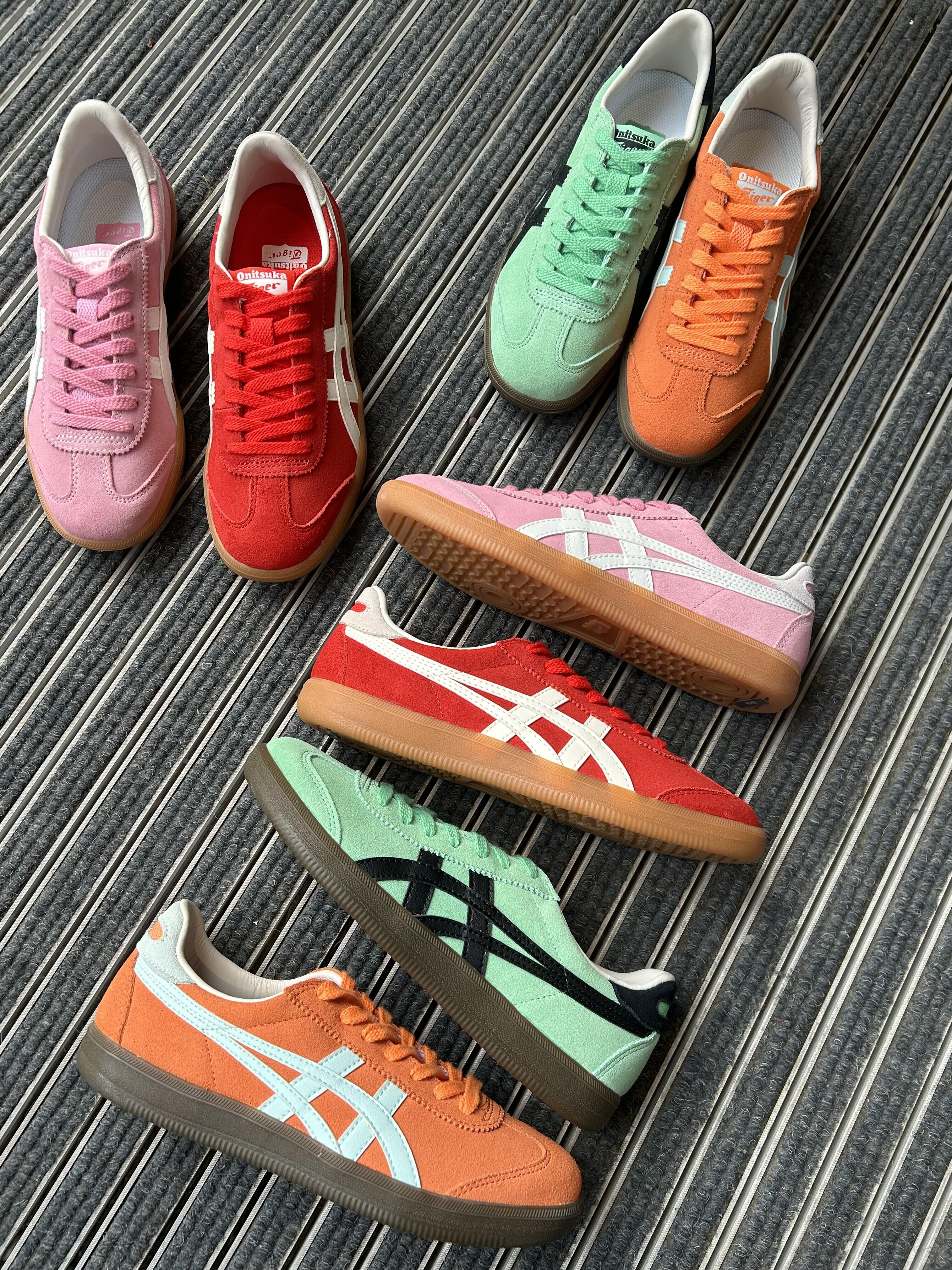 本週限時接單!! Onitsuka Tiger Tokuten 鬼塚虎 春日繽紛系列 紅色 粉色 綠色 橘色 麂皮 復古 德訓鞋 1183C431/預購
