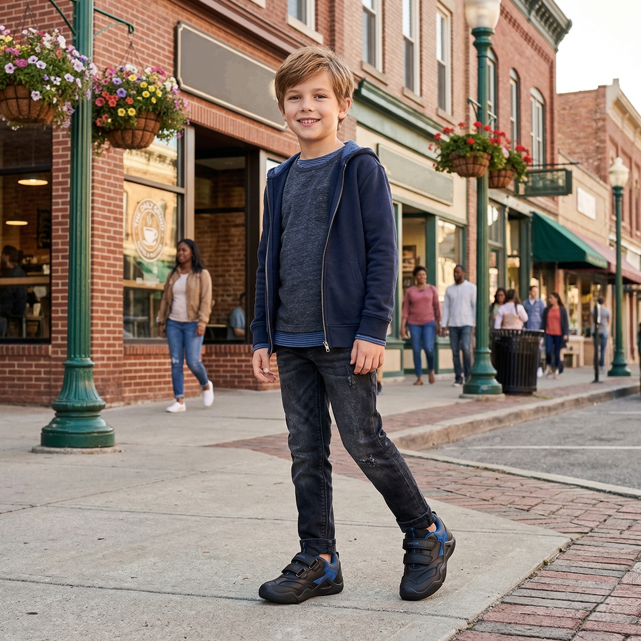 【預購】GEOX H032056 全皮革運動鞋