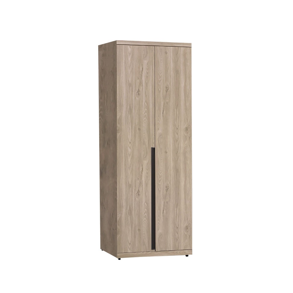 柏蒂家居-羅迪2.7尺二門衣櫃/衣櫥(雙吊桿)