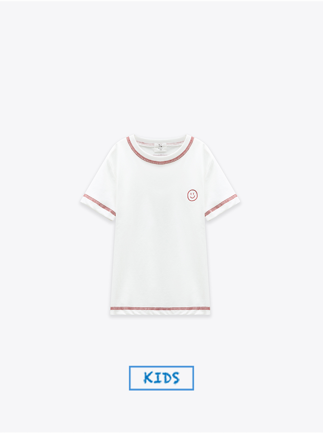 好心情撞色車線上衣【童裝】