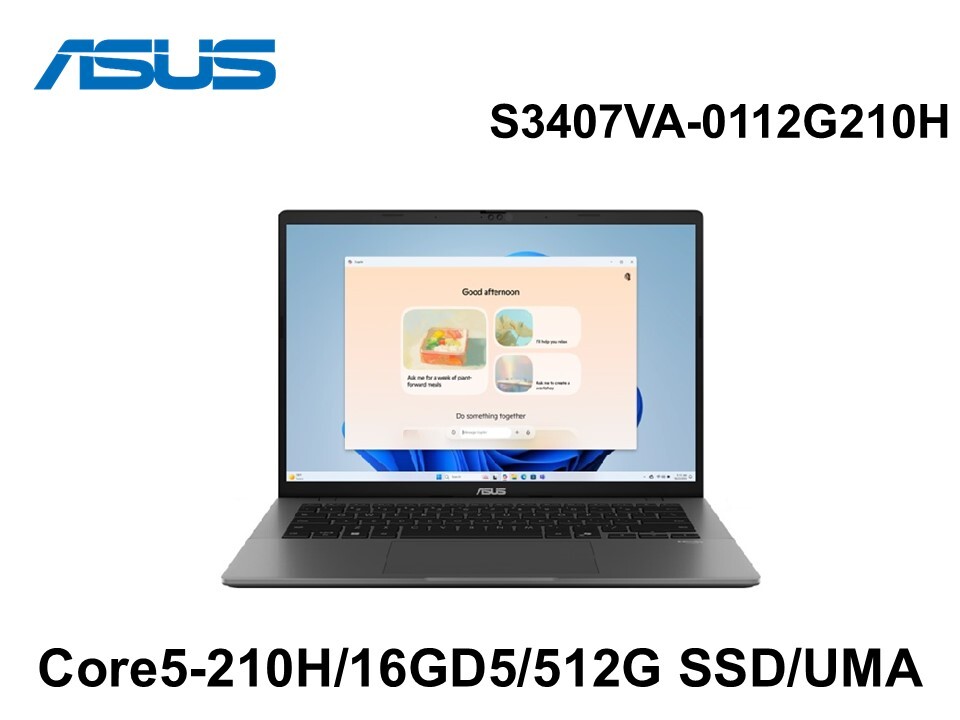 ASUS Vivobook S3407VA-0112G210H 夜幕灰 14吋筆電
