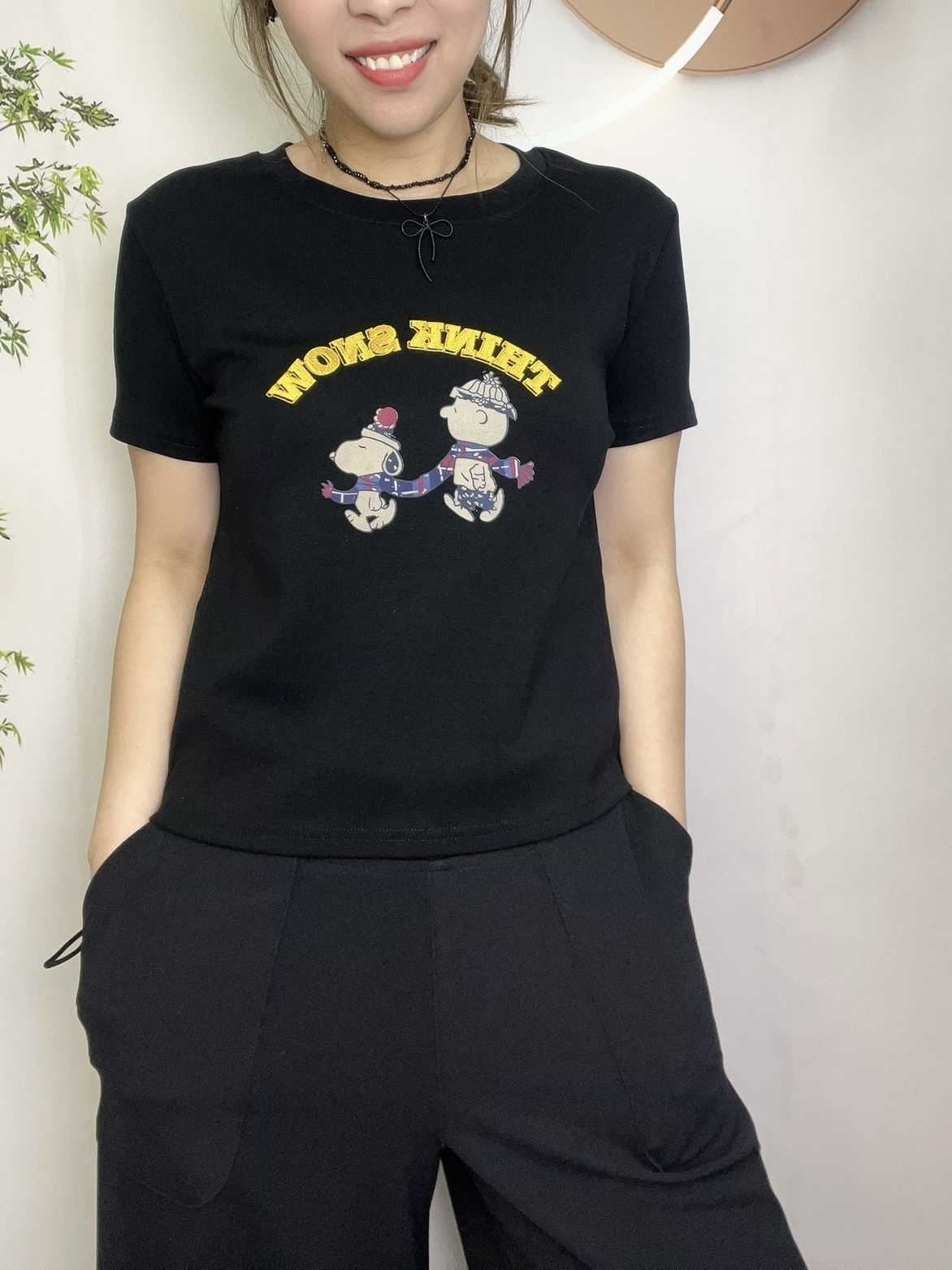 Mar 公仔圖案 top