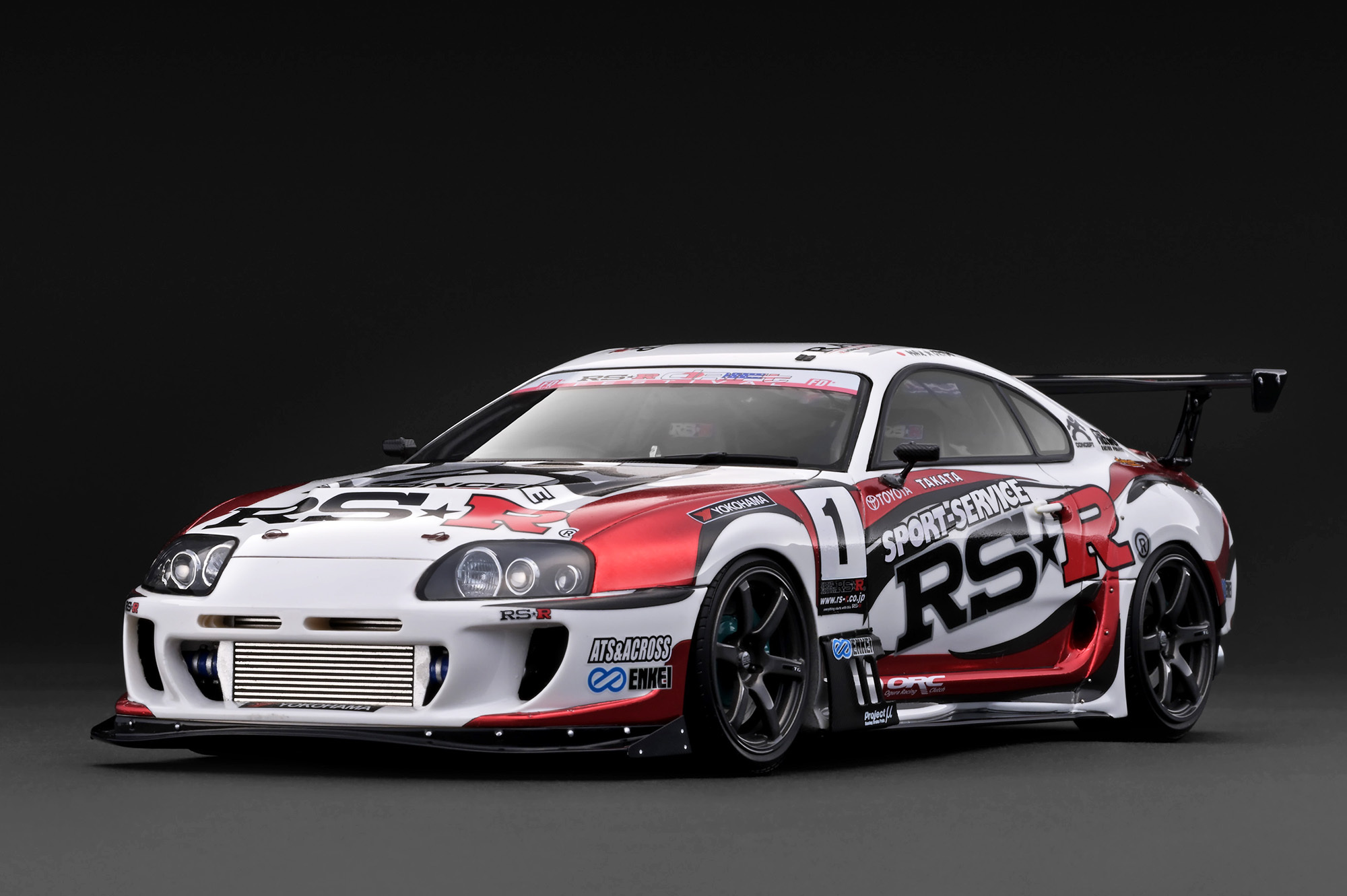 預訂(訂金$300) (預訂價$2214) :1/18 IG Toyota Supra RZ (JZA80) White (IG3884)