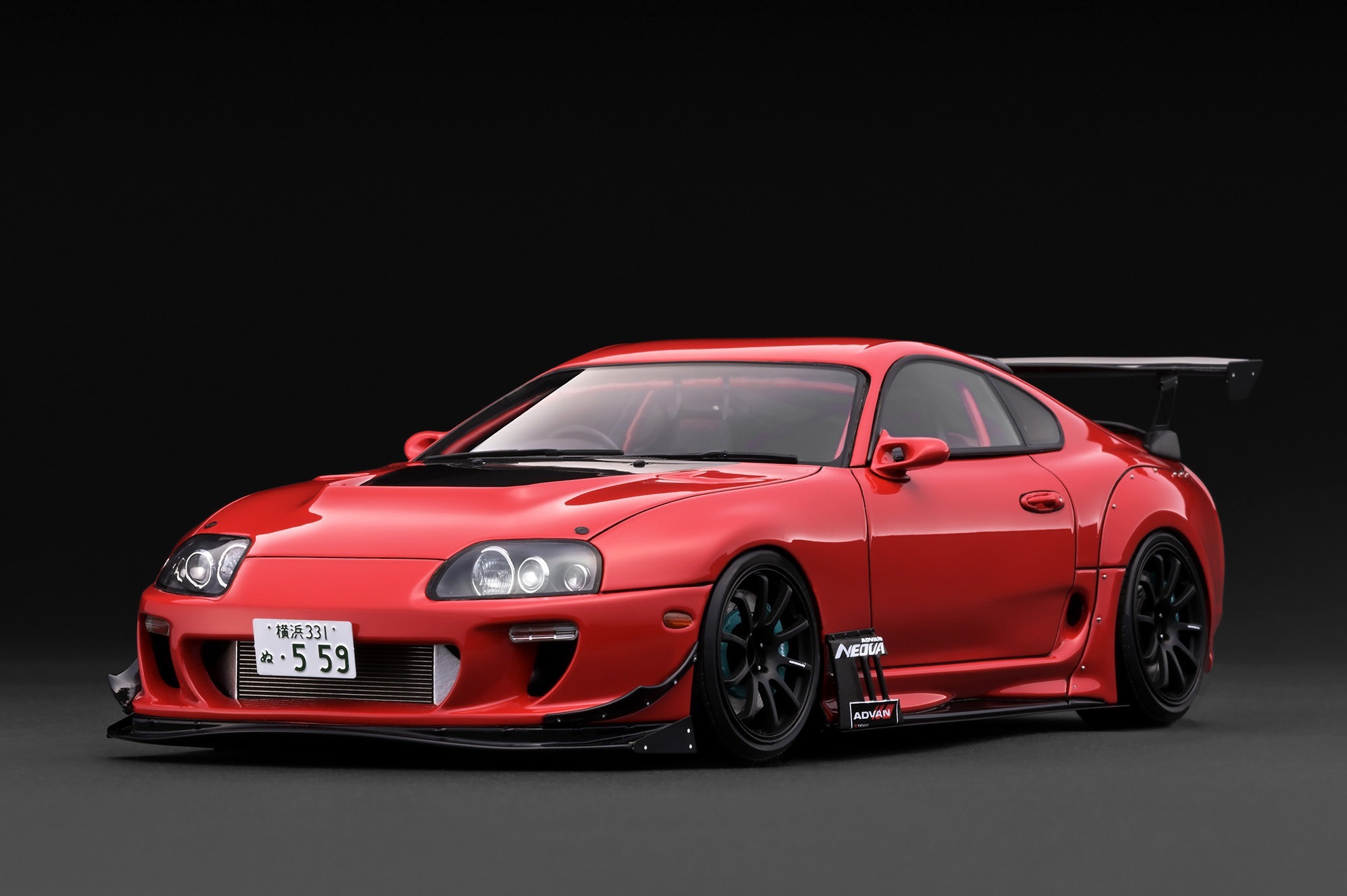 預訂(訂金$300) (預訂價$2214) :1/18 IG Toyota Supra RZ (JZA80) ORIDO-STREET Ver. Red (IG3885)