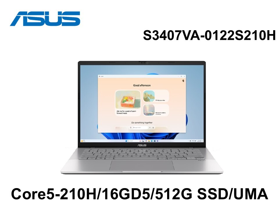ASUS Vivobook S3407VA-0122S210H 酷玩銀 14吋筆電