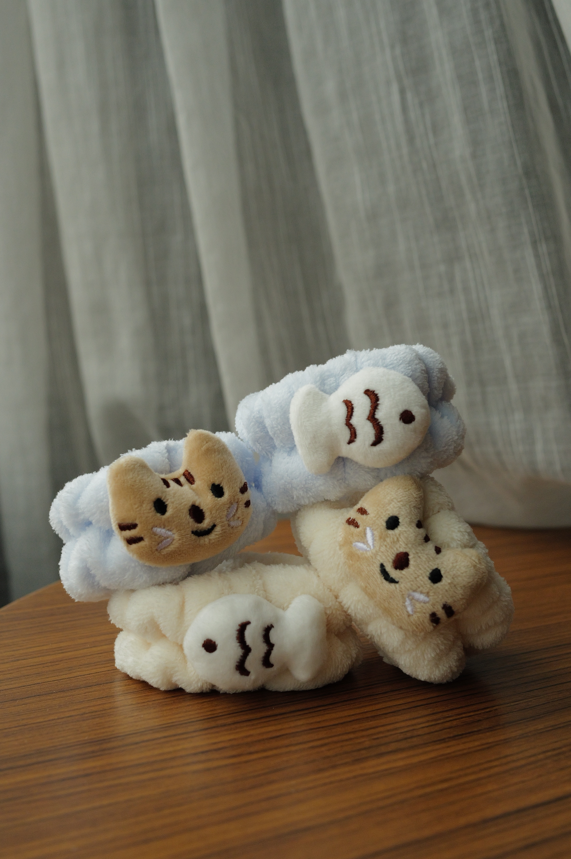 CL59貓咪小魚洗臉手腕帶