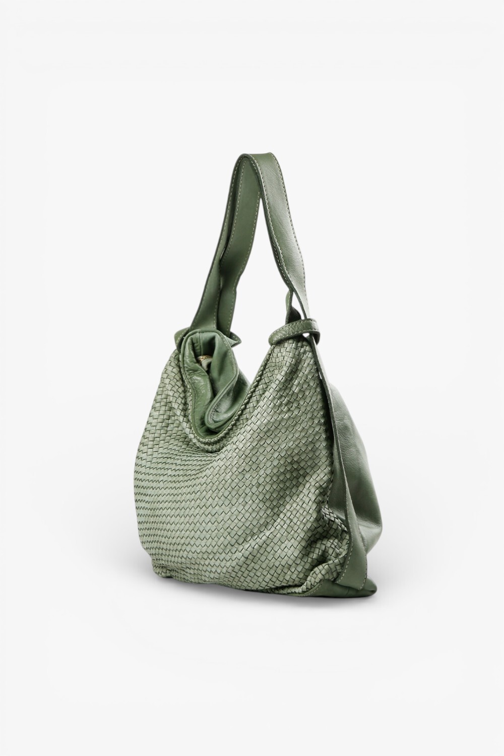 Doppia Woven 編織兩用包 淺綠