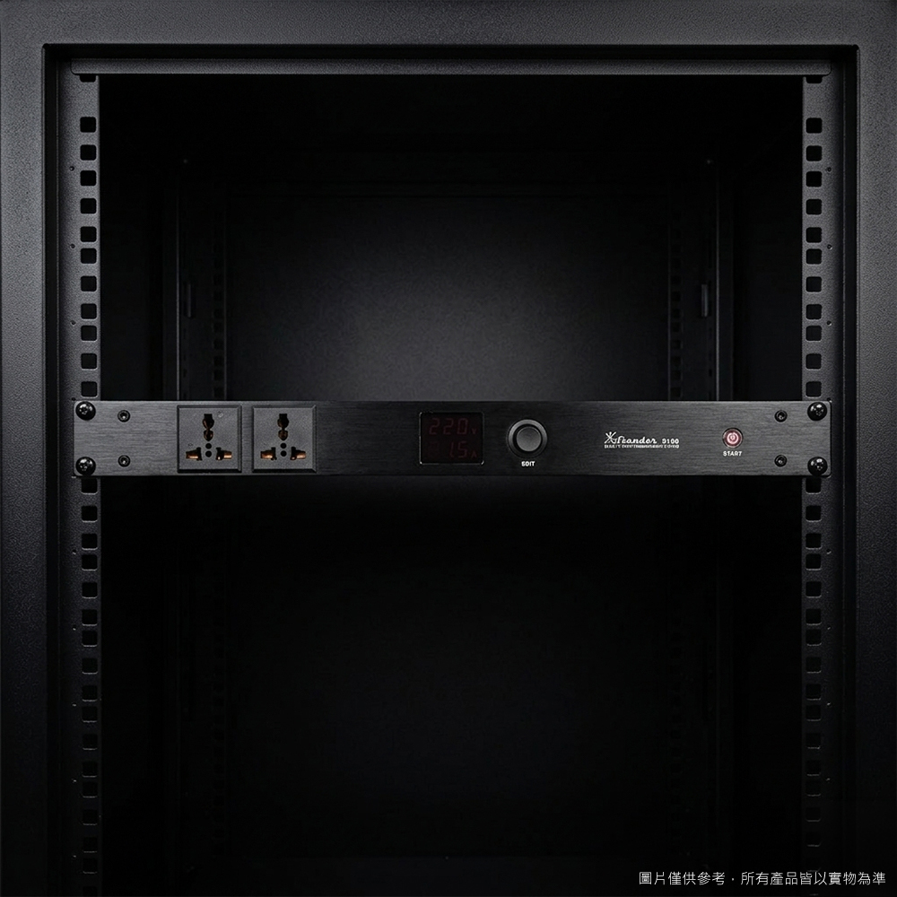 台灣製造S 台灣製造S / S108A 8+2孔 機櫃用電源濾波排插(帶開關) 第 2 張圖片｜三峽配件 / 週邊