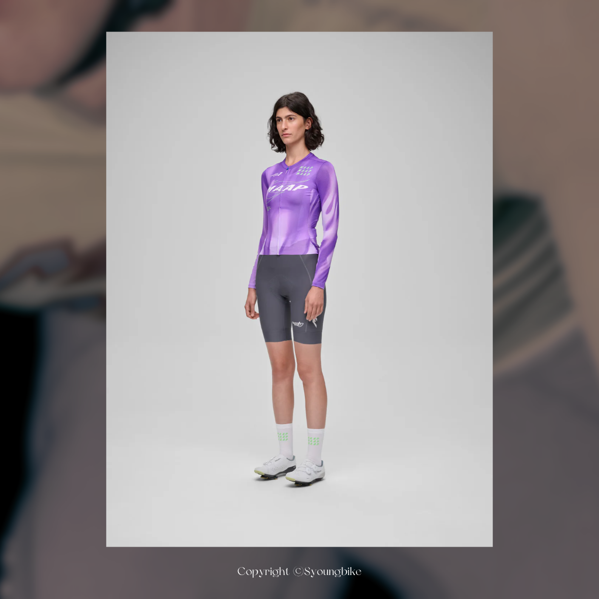 限量【MAAP】W's WorldTour 26 Team Bib Evo 女吊帶短車褲 / 車隊版 Odyssey White