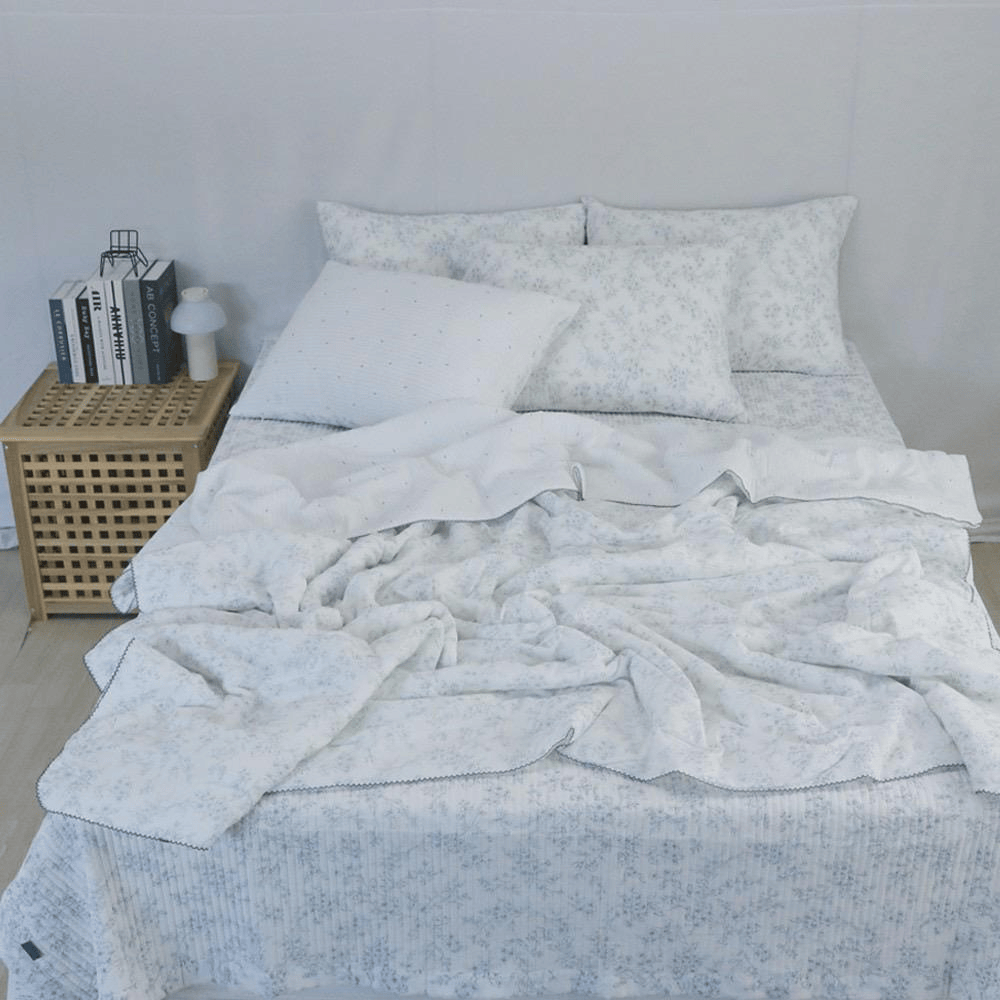 [韓國棉被] 冰冰涼感・天絲莫代爾｜素色藤花 涼感冰冰被 1色（關鍵字：GJ33）