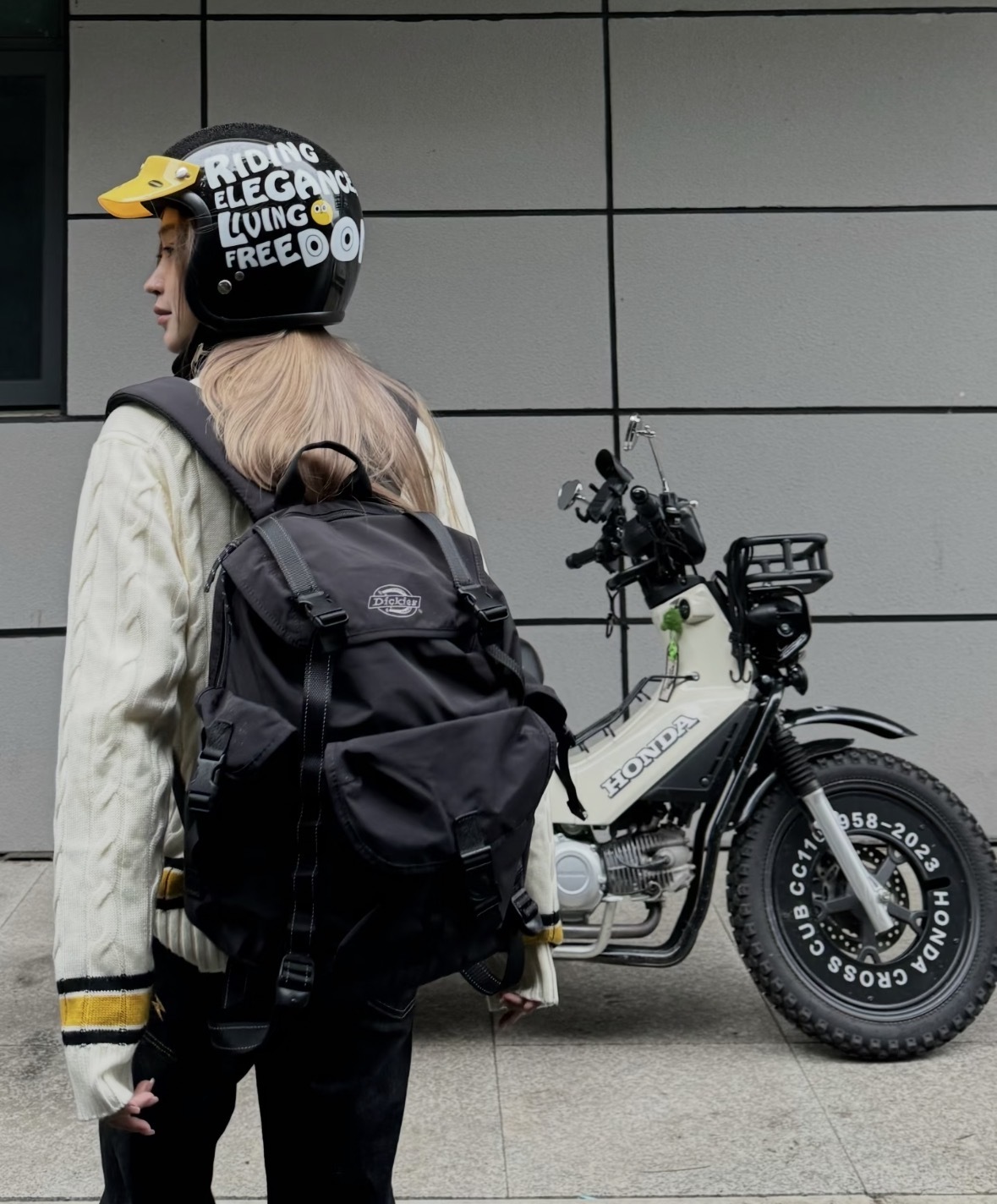 代購-Dickies 休閒山系戶 聚酯纖維 防水 雙肩包背包 男女同款情侶款 DK-B062