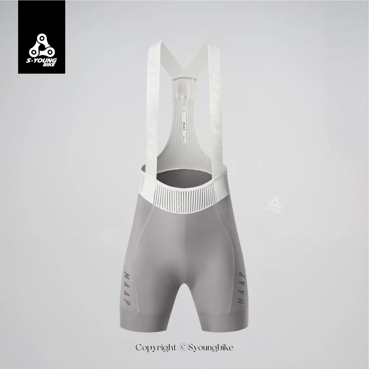 【MAAP】W's Short Team Bib Evo 女吊帶極短車褲 /  Titanium 鈦灰